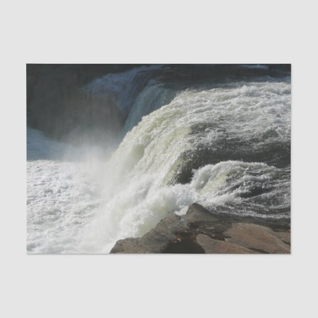 Ohiopyle Falls in Pennsylvania Tissue Paper (Front)