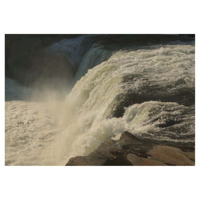 Ohiopyle Falls in Pennsylvania Wood Poster (Front)