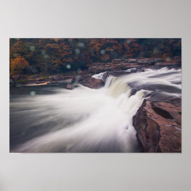 Ohiopyle Falls, Pennsylvania Poster (Front)