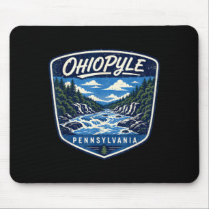 Ohiopyle pennsylvania river nature outdoor hiking mouse pad