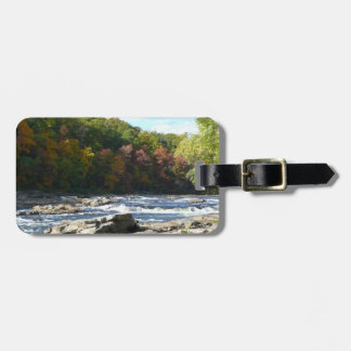 Ohiopyle River Rapids in Fall Pennsylvania Autumn Luggage Tag