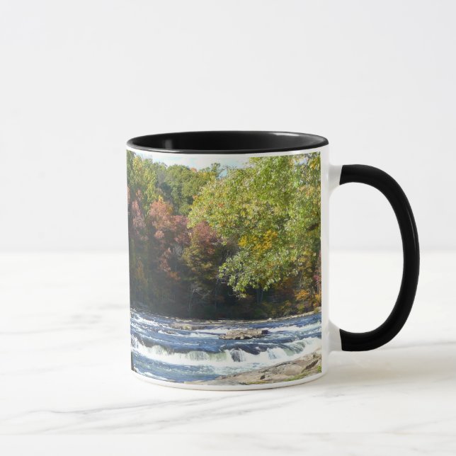 Ohiopyle River Rapids in Fall Pennsylvania Autumn Mug (Right)