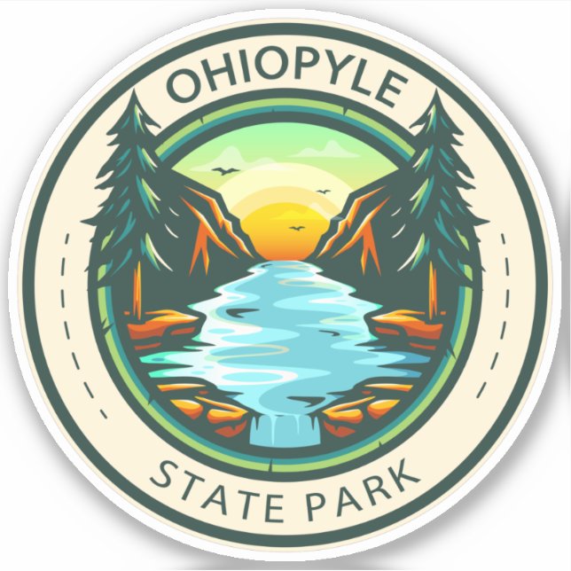 Ohiopyle State Park Pennsylvania Badge (Front)