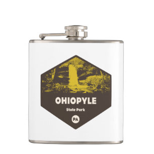 Ohiopyle State Park Pennsylvania Hip Flask