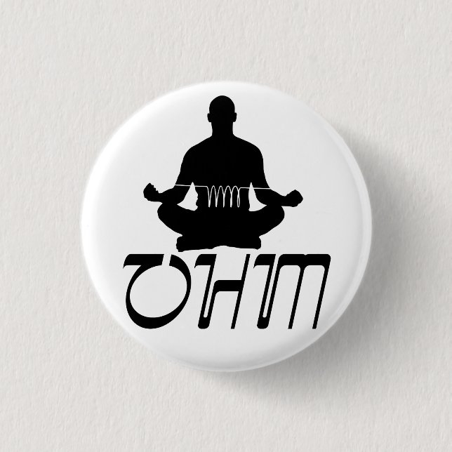 OHM 3 CM ROUND BADGE (Front)