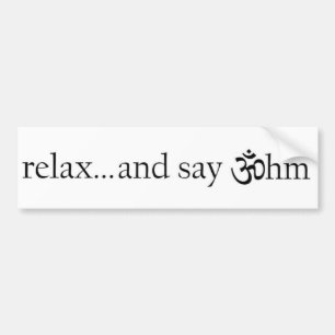Ohm Bumper Sticker