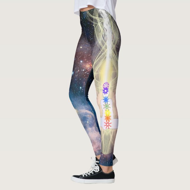 Ohm Chakra Yoga Pant Leggings (Left)