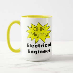 Ohm Mighty Electrical Engineer Mug