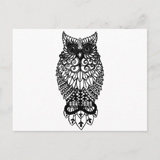 Ohm Owl Postcard (Front)