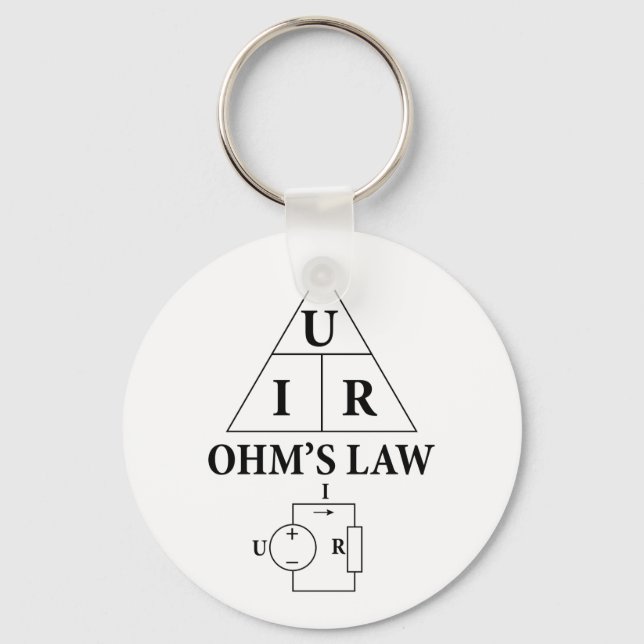 Ohm’s law key ring (Front)
