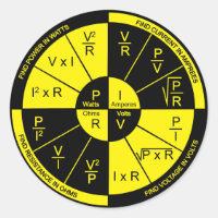 Ohm's Law - Black and Yellow