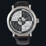 Ohm's Law Watch- Black and White  Watch<br><div class="desc">Ohm's Law Watch- black and white dial.</div>