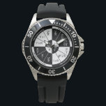 Ohm's Law Watch- Black and White Watch<br><div class="desc">Ohm's Law Watch- black and white dial.</div>