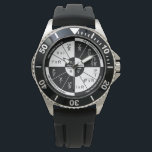 Ohm's Law Watch- Black and White Watch<br><div class="desc">Ohm's Law Watch- black and white dial.</div>