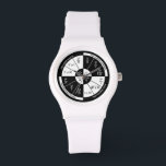 Ohm's Law Wristwatch<br><div class="desc">A sleek white watch inspired by Ohm’s Law,  where clean design meets clever science. Subtle circuit details and precision timing celebrate the balance of voltage,  current,  and resistance—perfect for anyone who likes their style smart,  modern,  and a little bit nerdy.</div>