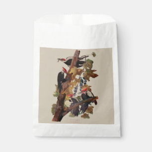 ohn James Audubon Pileated Woodpecker Bird Print Favour Bags