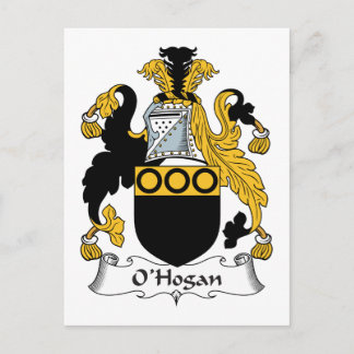 O'Hogan Family Crest Postcard