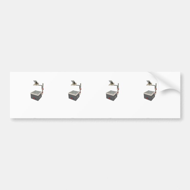 OHP 80s 90s Overhead Projector Bumper Sticker (Front)
