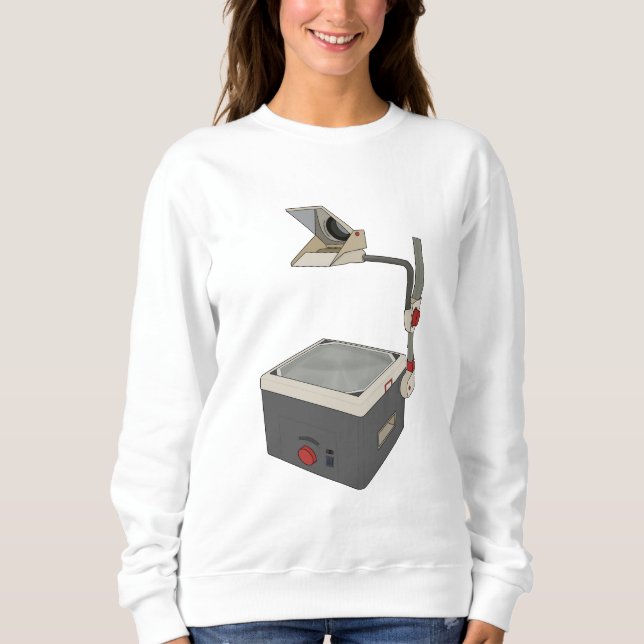 OHP 80s 90s Overhead Projector Sweatshirt (Front)