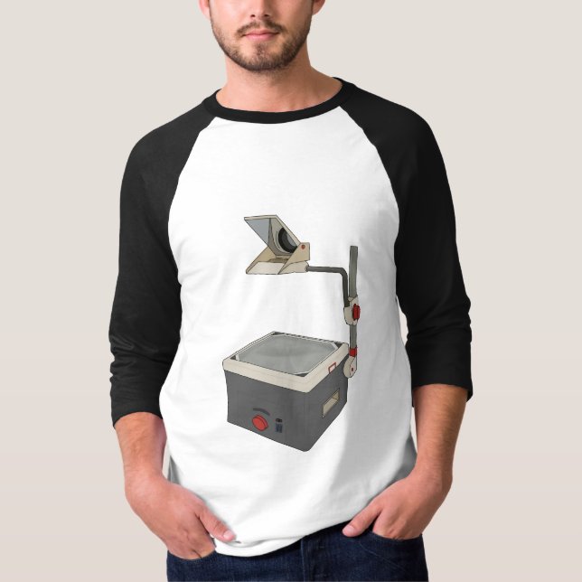 OHP 80s 90s Overhead Projector T-Shirt (Front)