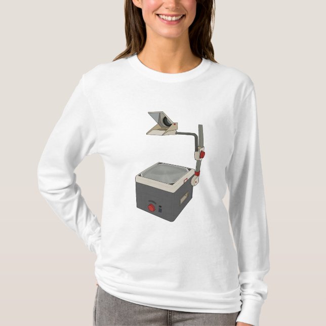 OHP 80s 90s Overhead Projector T-Shirt (Front)