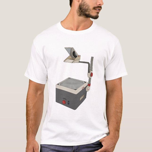 OHP 80s 90s Overhead Projector T-Shirt (Front)