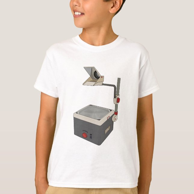 OHP 80s 90s Overhead Projector T-Shirt (Front)