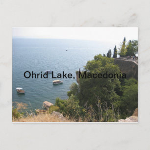 Ohrid lake, Macedonia Postcard