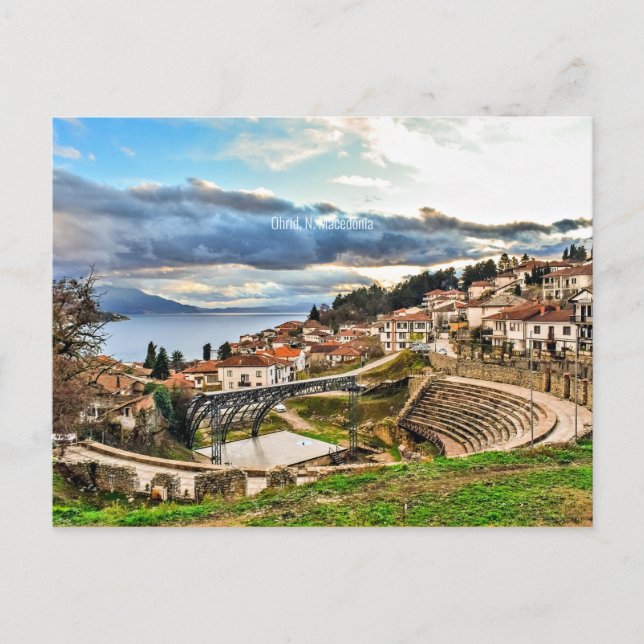 Ohrid, Macedonia Postcard (Front)