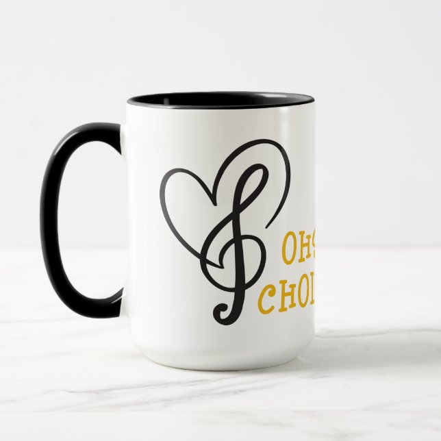 OHSChoir Heart Tiger Mug (Left)