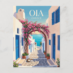 Oia Greece Postcard