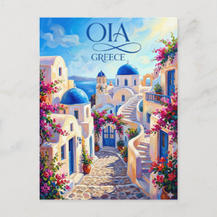 Oia Greece Postcard