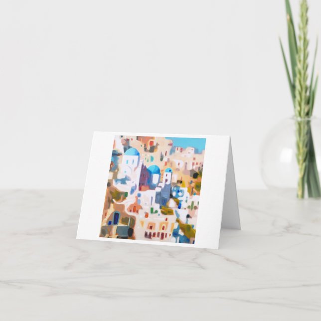 Oia Santorini Card (Front)