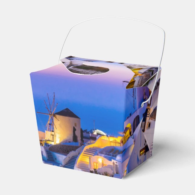 Oia Santorini Favour Box (Front Side)