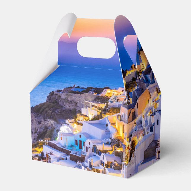 Oia Santorini Favour Box (Back Side)