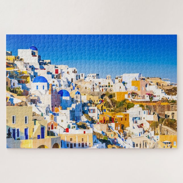 Oia Santorini Greece Jigsaw Puzzle (Horizontal)