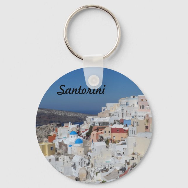 Oia, Santorini- Greece Key Ring (Front)