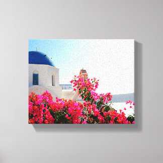 Oia Santorini, Greece Photography Canvas Print