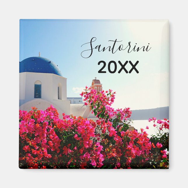 Oia Santorini, Greece Photography  Magnet (Front)