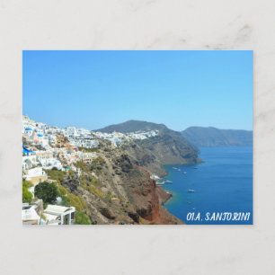 Oia, Santorini landscape Postcard