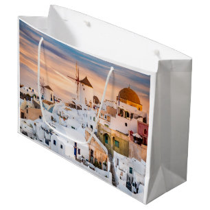 Oia Santorini  Large Gift Bag