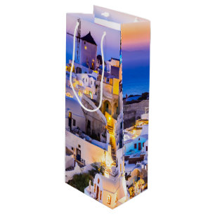 Oia Santorini Wine Gift Bag