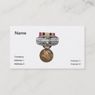 OIF Combat Action Badge Business Card