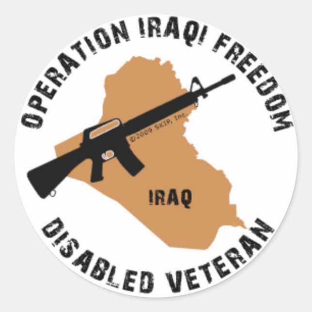 OIF Decal Classic Round Sticker (Front)