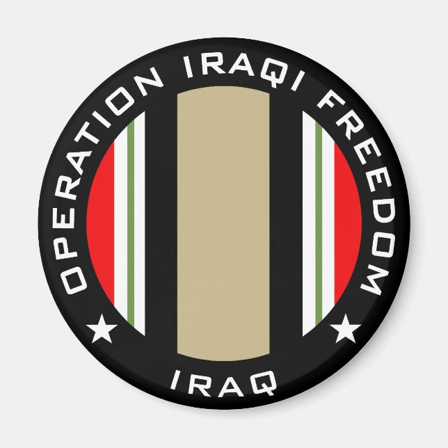 OIF Iraq Magnet (Front)