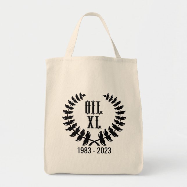 OIL 40th Anniversary Tote Bag (Front)