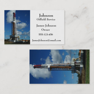 Oil And Gas Industry Business Cards