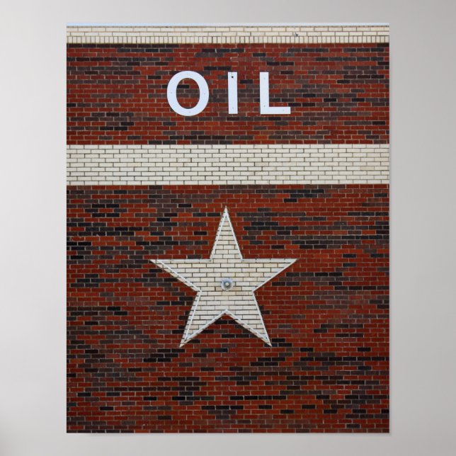 Oil and Texas Star Sign (Front)