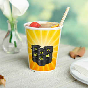 Oil Barrels Paper Cups
