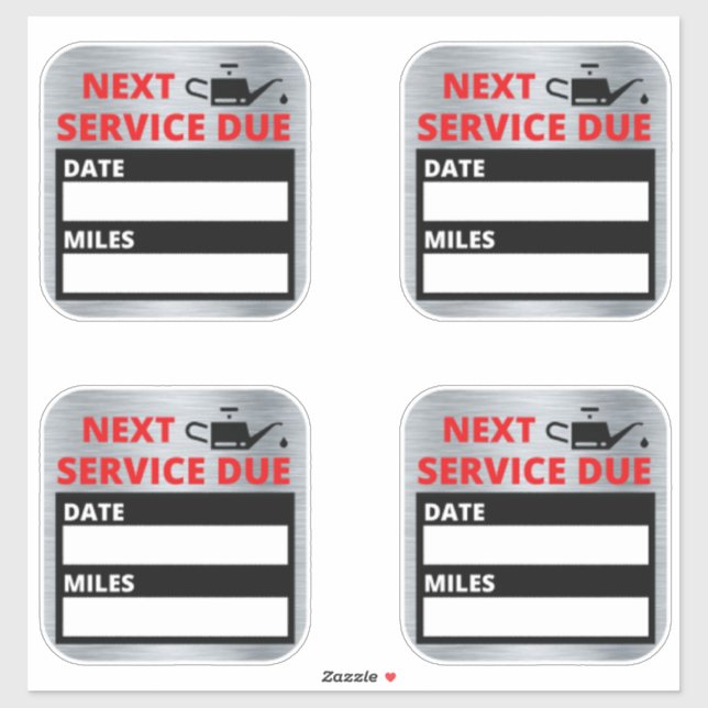 Oil Change,Next Service Due Reminder  (Sheet)